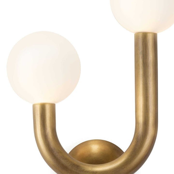 Happy Sconce Left Side - Natural Brass