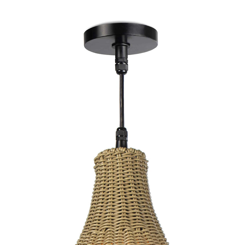 Vista Outdoor Chandelier - Weathered Grey