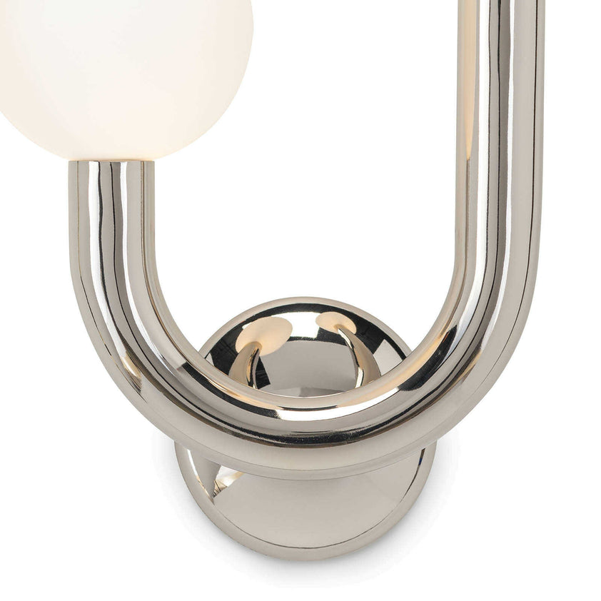 Happy Sconce Left Side - Polished Nickel