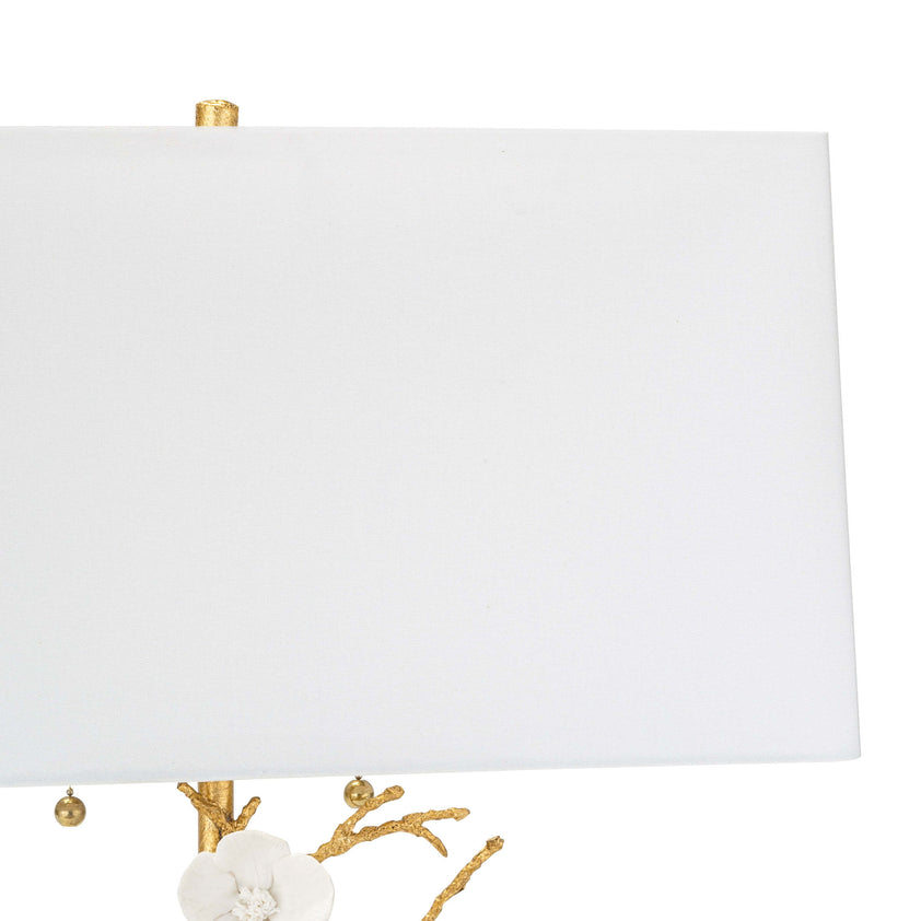 Cherise Horizontal Table Lamp - Gold