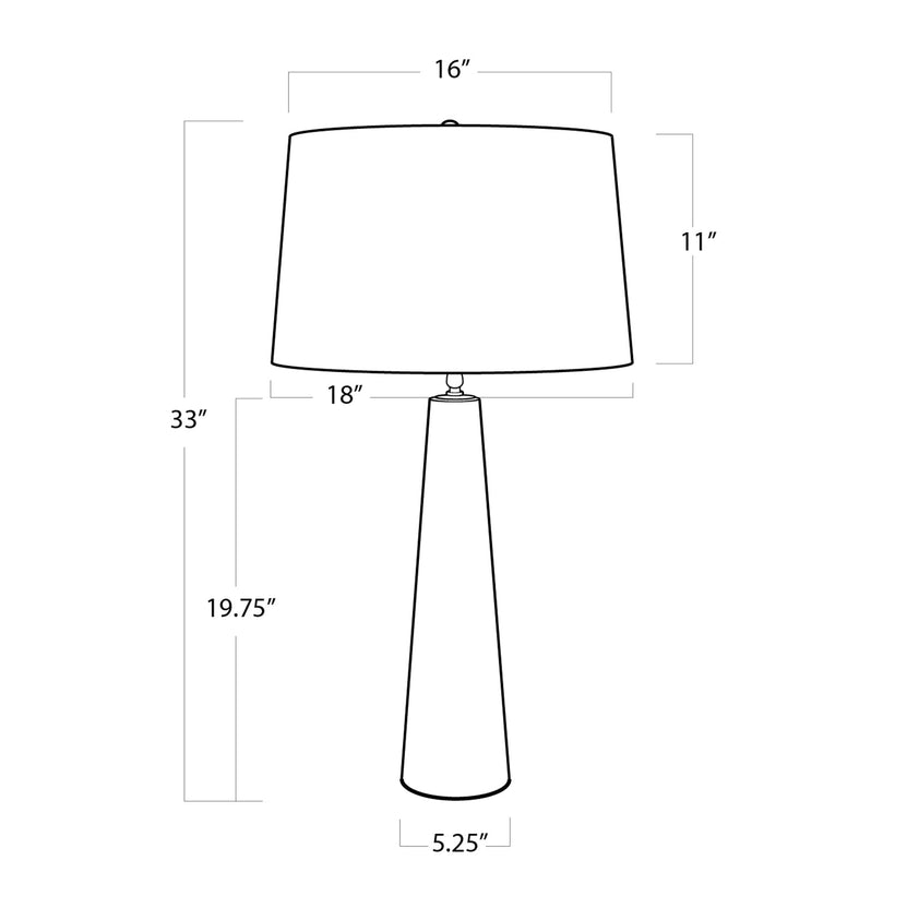 Odessa Crystal Table Lamp Large