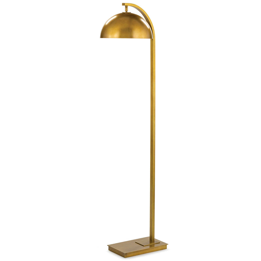 Otto Floor Lamp - Natural Brass