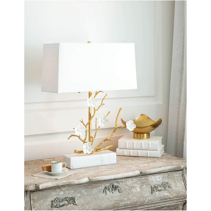 Cherise Horizontal Table Lamp - Gold