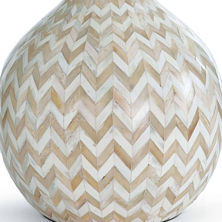 Chevron Bone Table Lamp - Natural