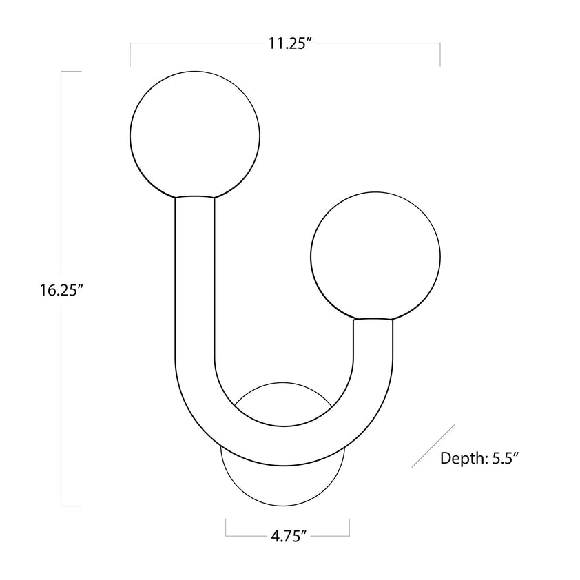 Happy Sconce Right Side - Oil Rubbed Bronze