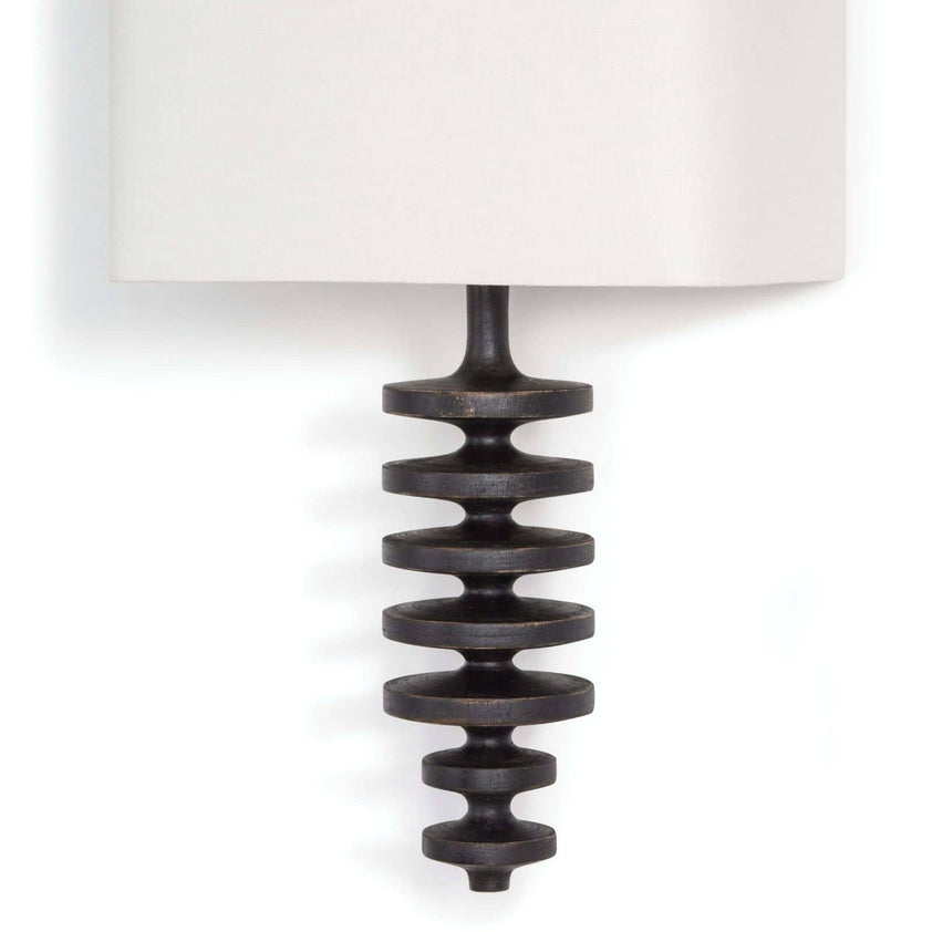 Fishbone Sconce - Ebony