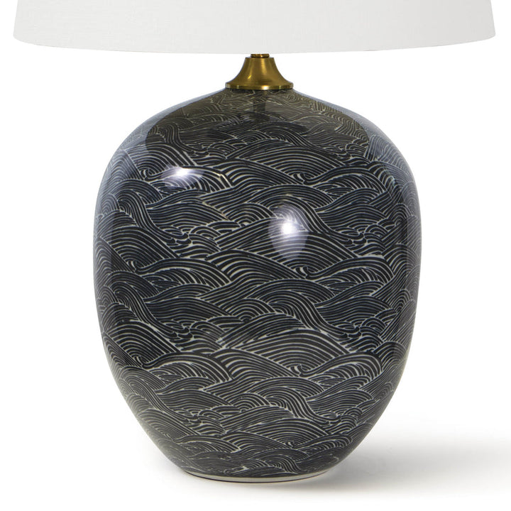 Harbor Ceramic Table Lamp - Black