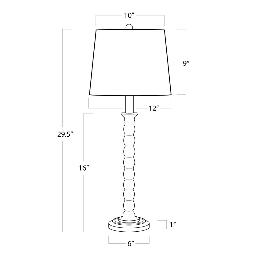 Perennial Buffet Lamp - Natural