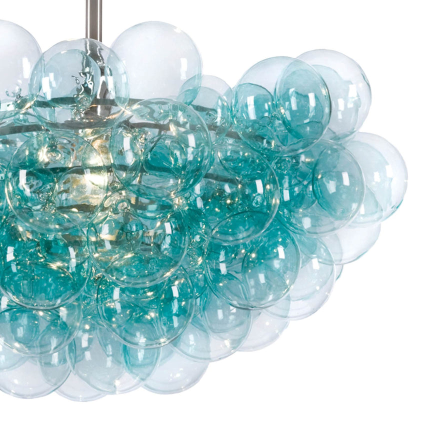 Bubbles Chandelier - Aqua