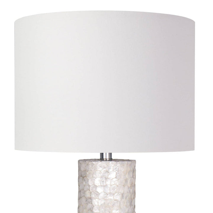 Scalloped Capiz Table Lamp