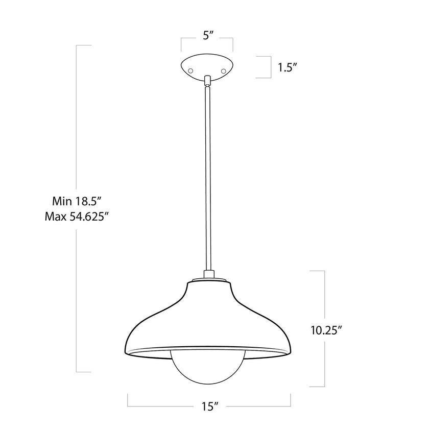 Surfside Wood Pendant - Natural