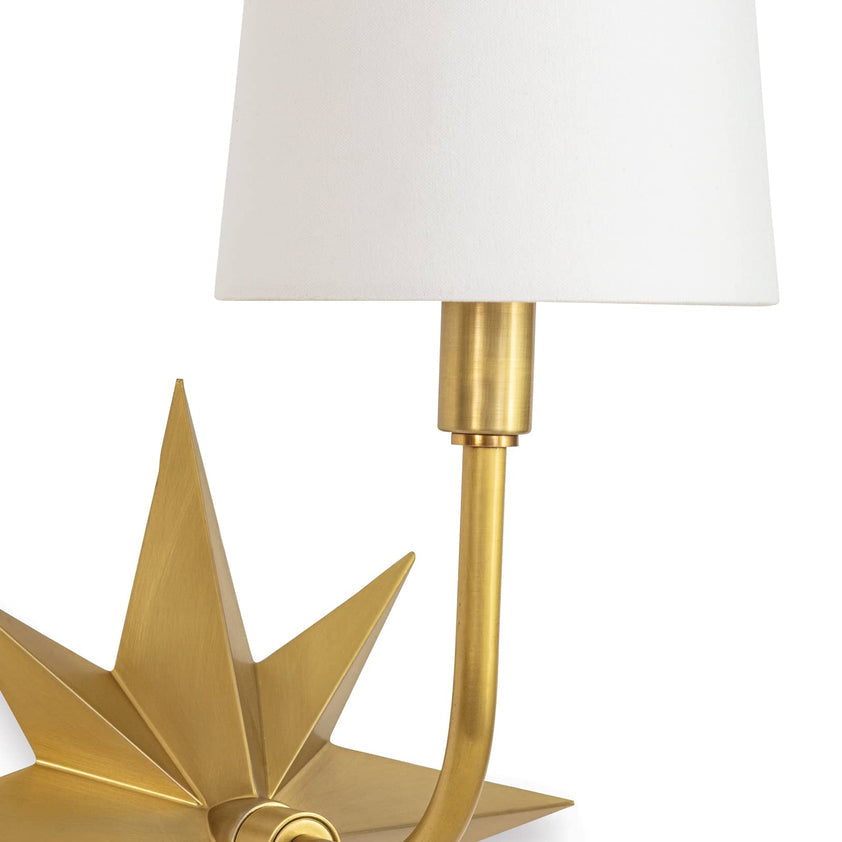 Etoile Sconce - Natural Brass