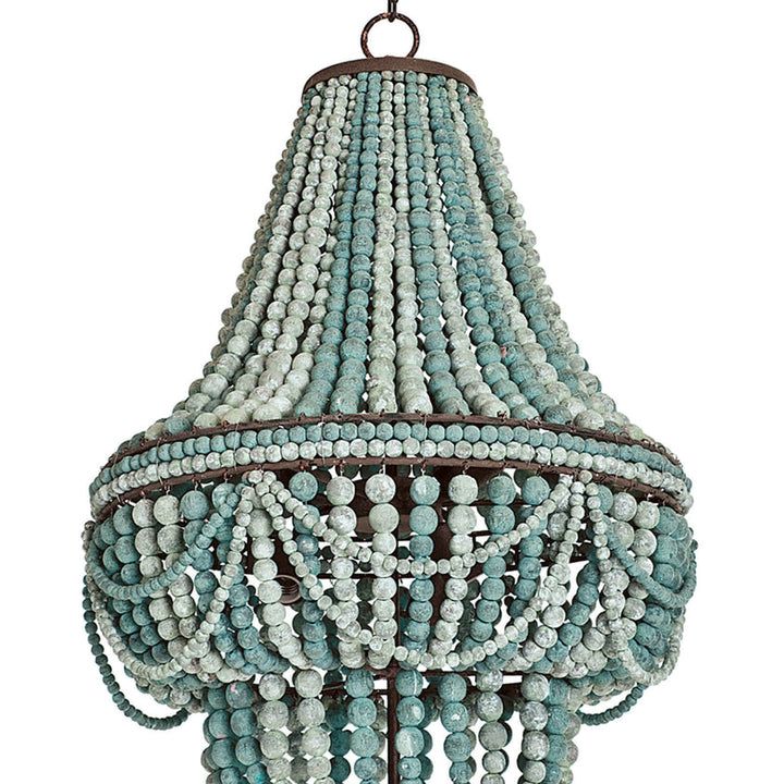 Malibu Chandelier - Weathered Blue