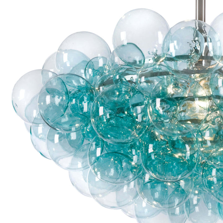 Bubbles Chandelier - Aqua