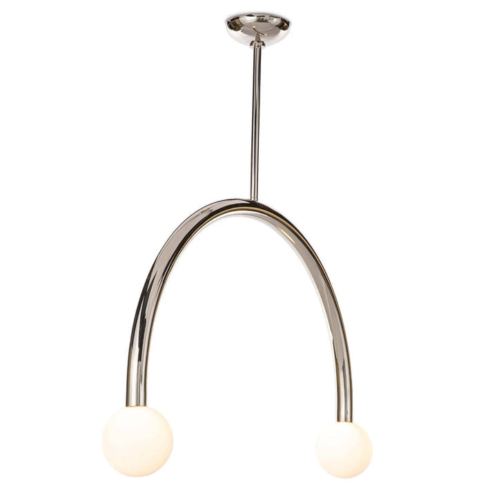 Happy Pendant Large - Polished Nickel