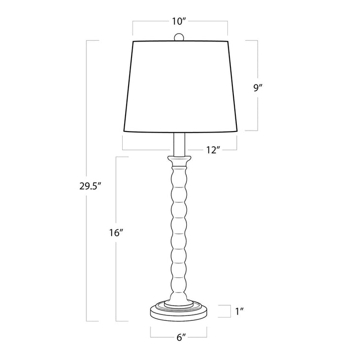 Perennial Buffet Lamp - Ebony