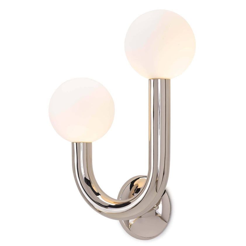 Happy Sconce Left Side - Polished Nickel