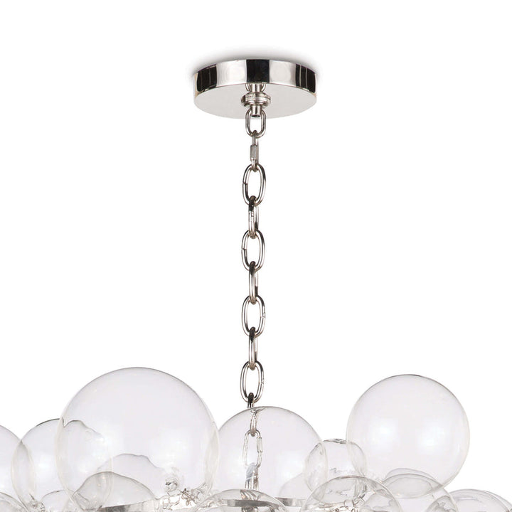 Nimbus Glass Chandelier - Clear