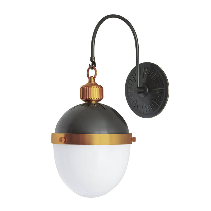 Otis Sconce - Blackened Brass and Natural Brass