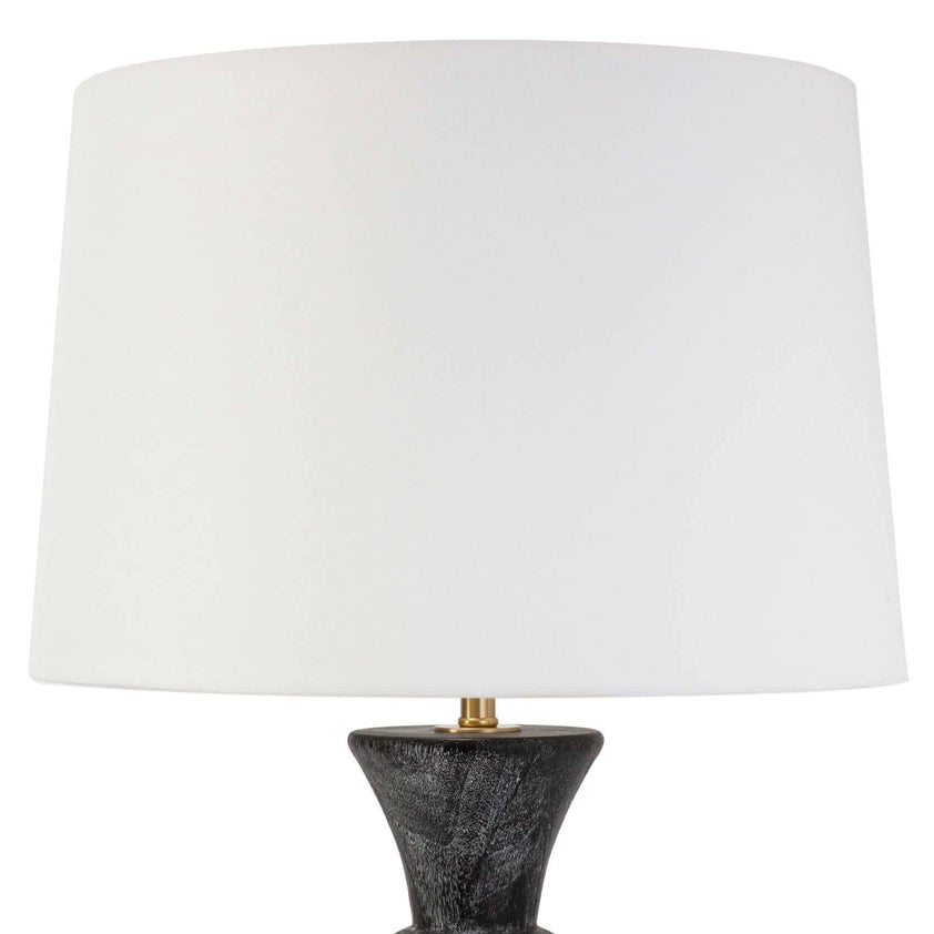 Vaughn Wood Table Lamp - Limed Oak