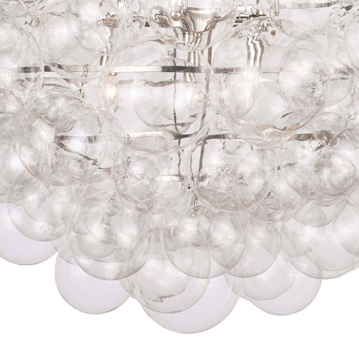 Nimbus Glass Chandelier - Clear