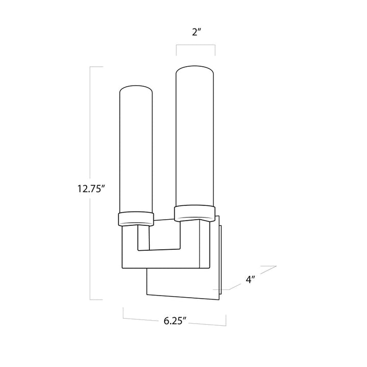 Montecito Outdoor Sconce Double