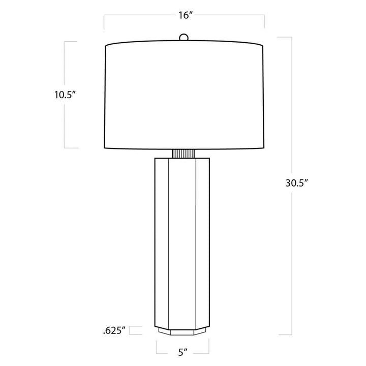 Gear Alabaster Table Lamp