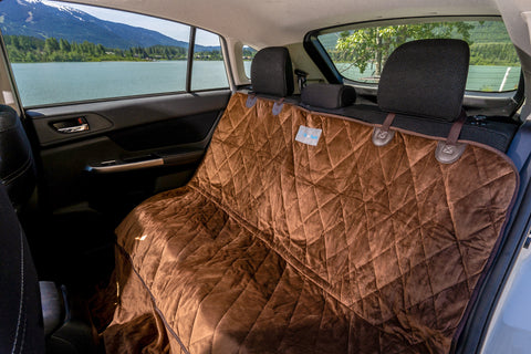 PETinPACK Water-Resistant Velvet Car Seat Protectors for Dogs